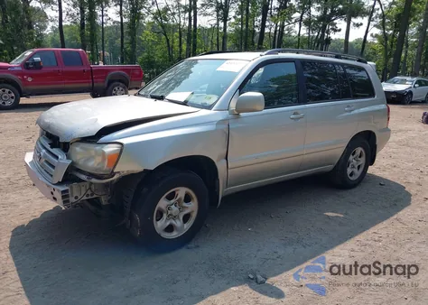 2007 Toyota Highlander from USA, damaged, VIN JTEHD21A870048460